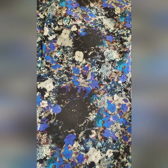 ERDEM MELANIE SCOOPBACK BLUE FLORAL MIDI DRESS US 6 NWOT - Picture 10 of 16